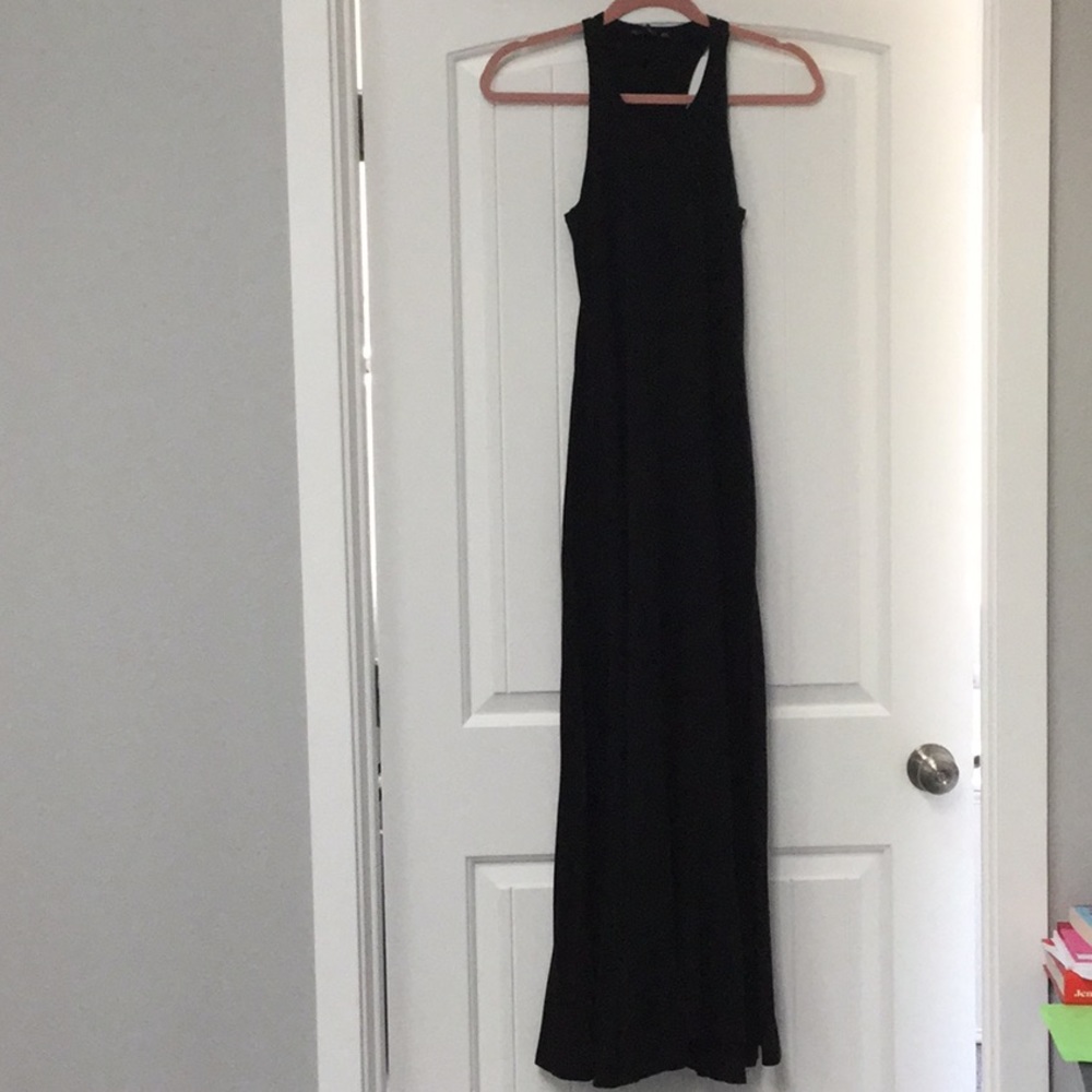 Ralph Lauren Black Label Sleeveless Black Dress